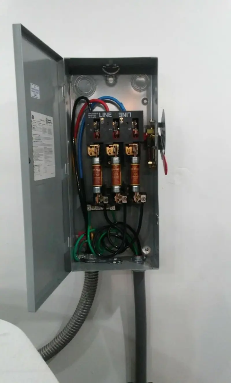 Three-phase disconnect switch installed for Electrical Wiring & Rewiring in Newburyport